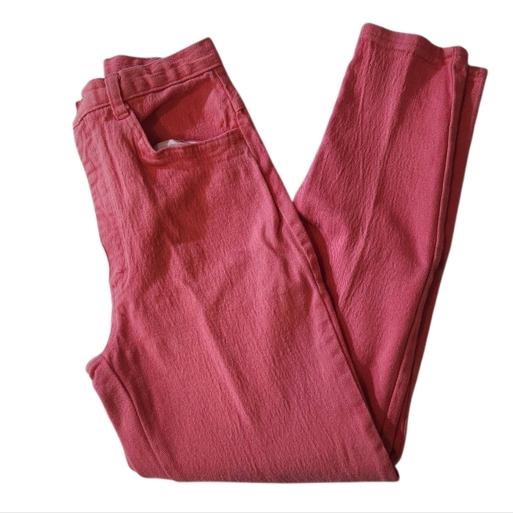 Vintage 80s America America Pink Tapered Jeans Size‎ 7